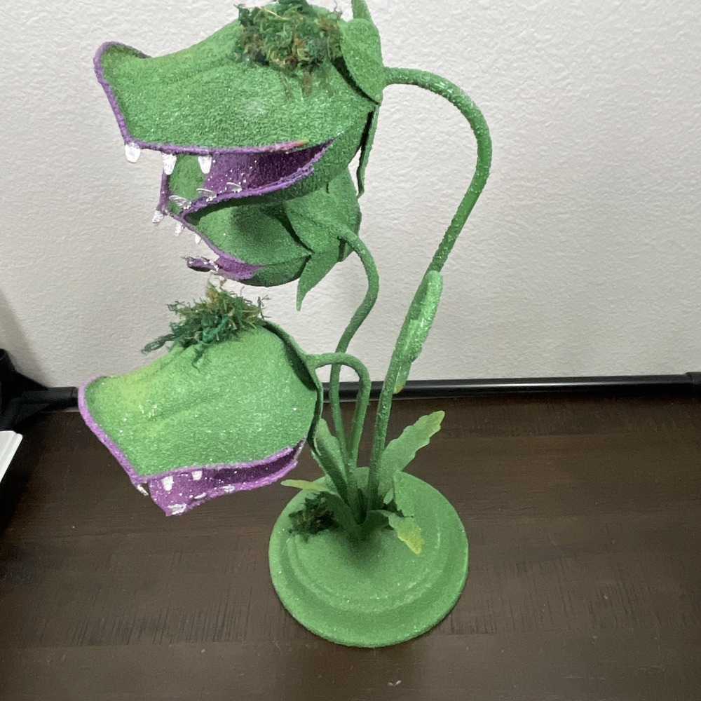 Venus FLY TRAP Metal Plant Statue 18" - Picture 5 of 6